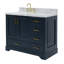 Ensemble de meuble-lavabo simple 43 po avec plateau Abshire-93359402