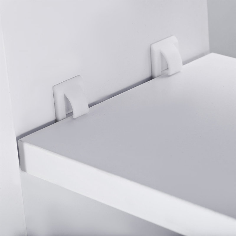 Miroir de salle de bain mural à double porte, armoire à pharmacie 31,5 "x 23,5" avec design moderne, grand rangement et charnières silencieuses