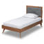 Lit plateforme en tissu d'ameublement gris foncé Jordison-371217510