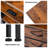 43" Industrial Sideboard With 4 Fabric Drawer & Usb Charge Station, Led Light, Rustic Wood And Black Metal Storage Bookcase,  Wide Freestanding Display Unit
