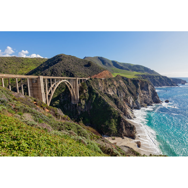 Bixby Creek Bridge by Twildlife - Wrapped Canvas Print, 30cm H x 46cm W
