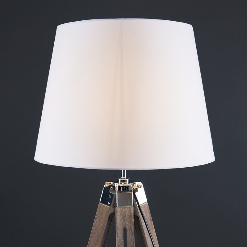 Bella Vista Tripod Floor Lamp, White