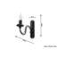 Elnora Candle Wall Light-1548416296