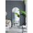 28X1x74" Celine Gold Arch Body Mirror-29774415