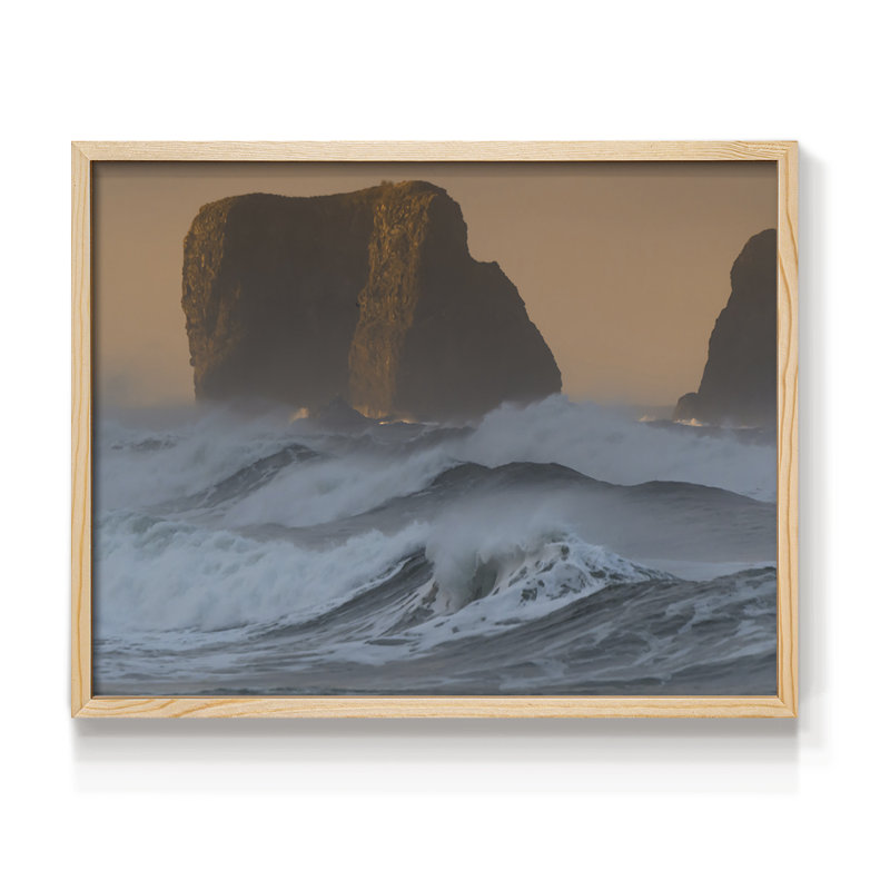 To The Shore - Reproduction encadrée - Restickable, H 8 po x l 10 po, Naturel