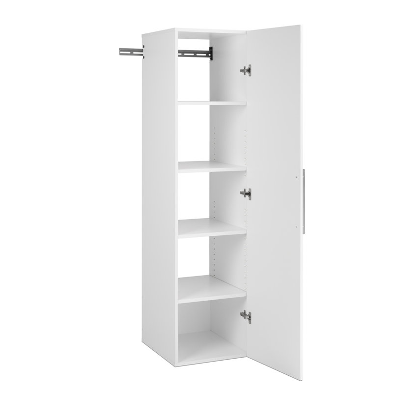 Barrayo Single Storage Cabinet ( 72'' H x 18'' W x 20'' D), White