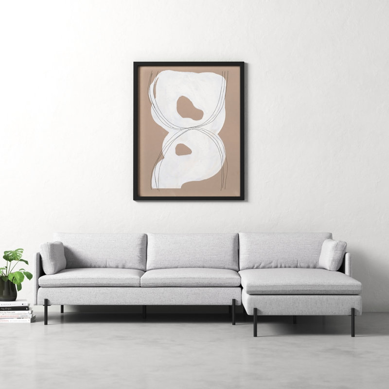 Free Form 1 by Andrea Stokes, Black, 50" H x 40" W x 1.25" D