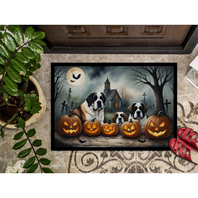 Nyshea Non-Slip Halloween Indoor / Outdoor Doormat