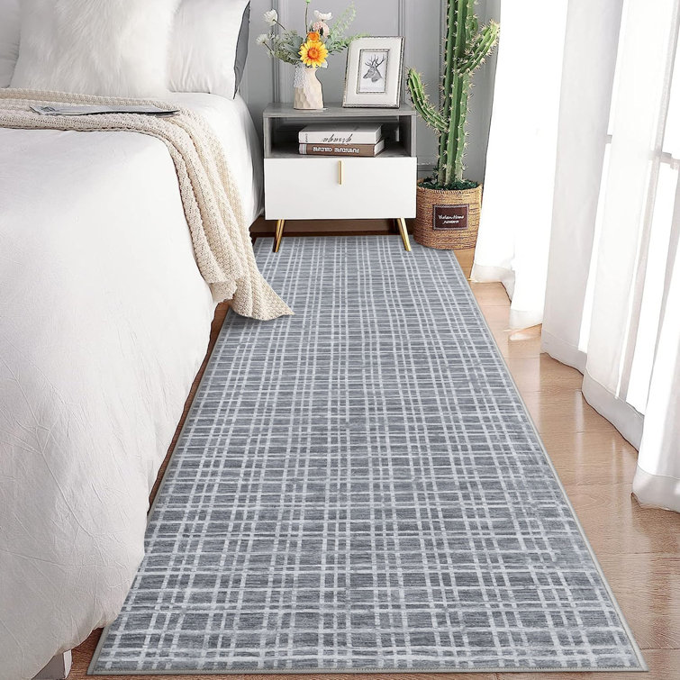 Nuncia Washable Plaid Indoor Rug
