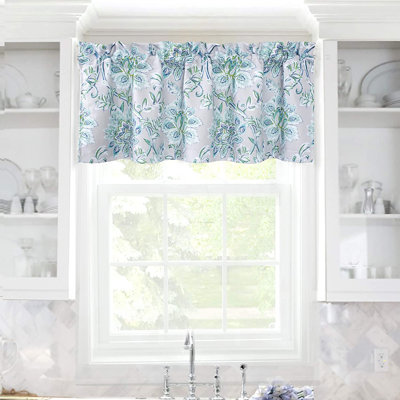 Zeitler Floral Tailored Window Valance