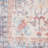 Machine Washable Oriental Blue/Red Area Rug-843940741