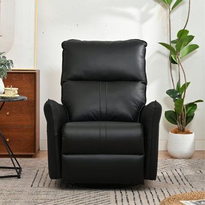 Fauteuil inclinable à bascule en métal et bois