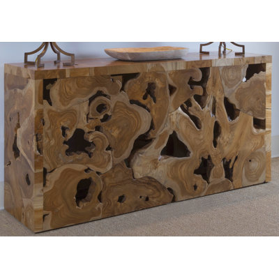 Console en teck naturel Organics