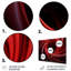 «Red Abstract Spiral Dreamscape II», art mural abstrait en spirale en métal-1238318607