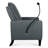 Adult Recliner In Gray - Fabric With Phone Holder And Cup Holder, Adjustable Reclining For A Comfortable Living Room & Bedroom Chairs, Bedroom, Spark-1832383175
