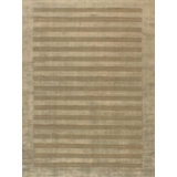 Wide Stripe Striped Area Rug in Gold