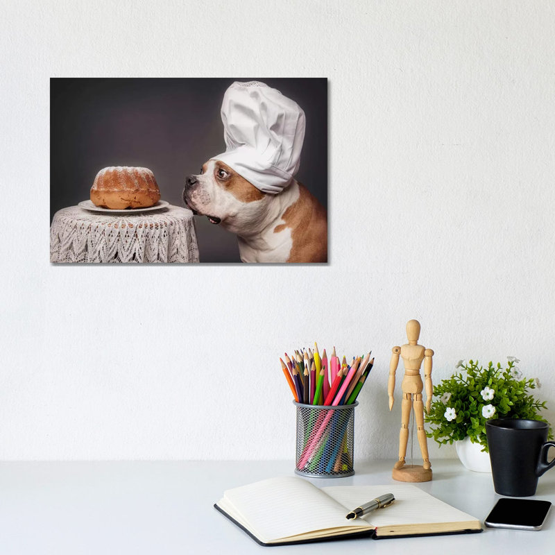The Confectioner And His Masterpiece by Heike Willers - Wrapped Canvas Print, 20.32 cm H x 30.48 cm W
