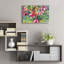 «Fuchsia Fantasy» par Annelein Beukenkamp, art mural en verre acrylique-1922285276