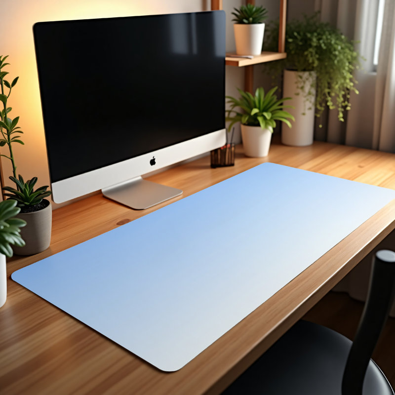 Polyester Desk Pad, 14.4x12.1
