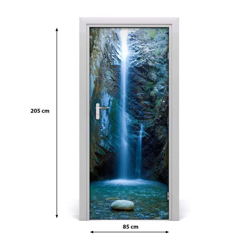 Landscapes Waterfall Door Decal