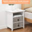 55 cm W Bedside Table