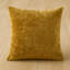 Coussin décoratif brodé en velours doré 18 po x 18 po-116677530-116677529