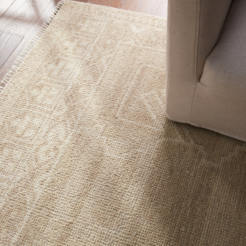 Jaipur Living Mihail SEV09 Handknotted Medallion Ivory and Cream Area Rug (8'x10'), Rectangle 8' x 10'