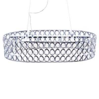 Orlando 4 - Light Chrome Crystal Pendant