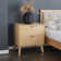 Mathiatis Mid Century 2 Drawer Ash Veneer Nightstand