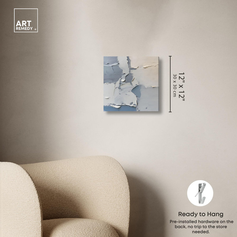 Pebble Path I par Art Remedy, H 12 po x l 12 po, Toile tendue, Toile tendue