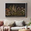 «Dark Botanical Still Life with Mushroom and Wild Flowers», art mural rétro encadré-770215078-770215085