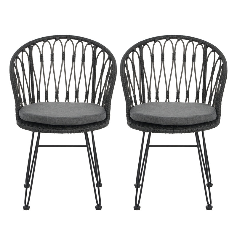 2 pièces avec 2 coussins, Gris, Gris