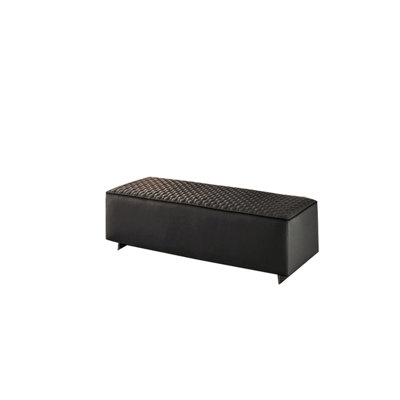 Lelind Microfiber Leather Upholstered Bench