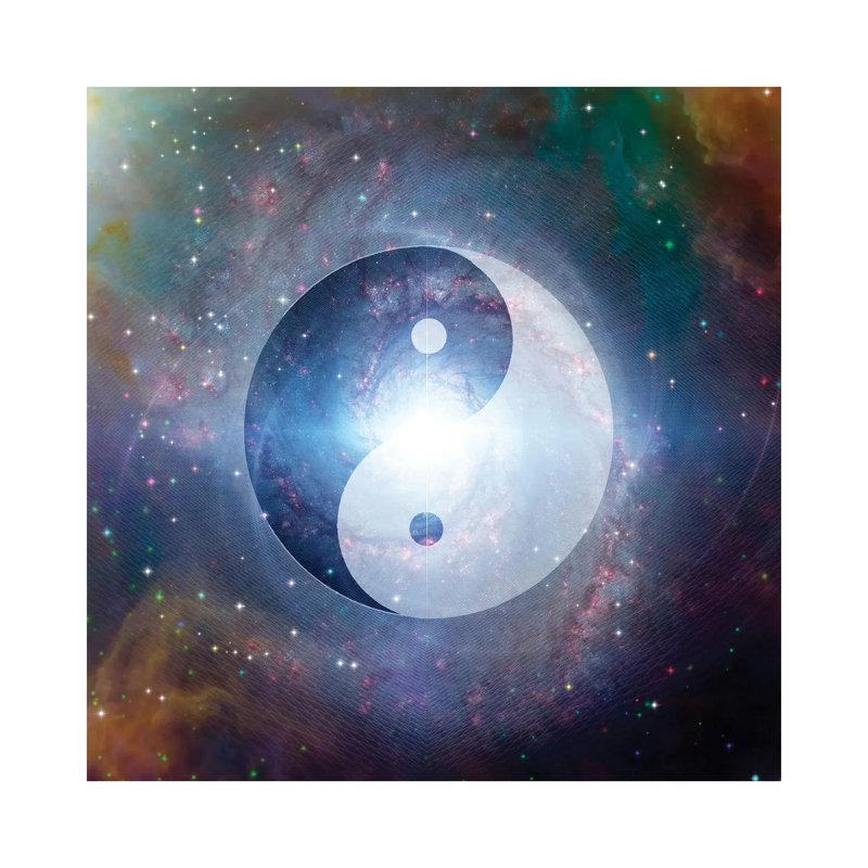 Celestial Yin-Yang by Bruce Rolff - Wrapped Canvas Print, 66.04 cm H x 66.04 cm W x 1.91 cm D