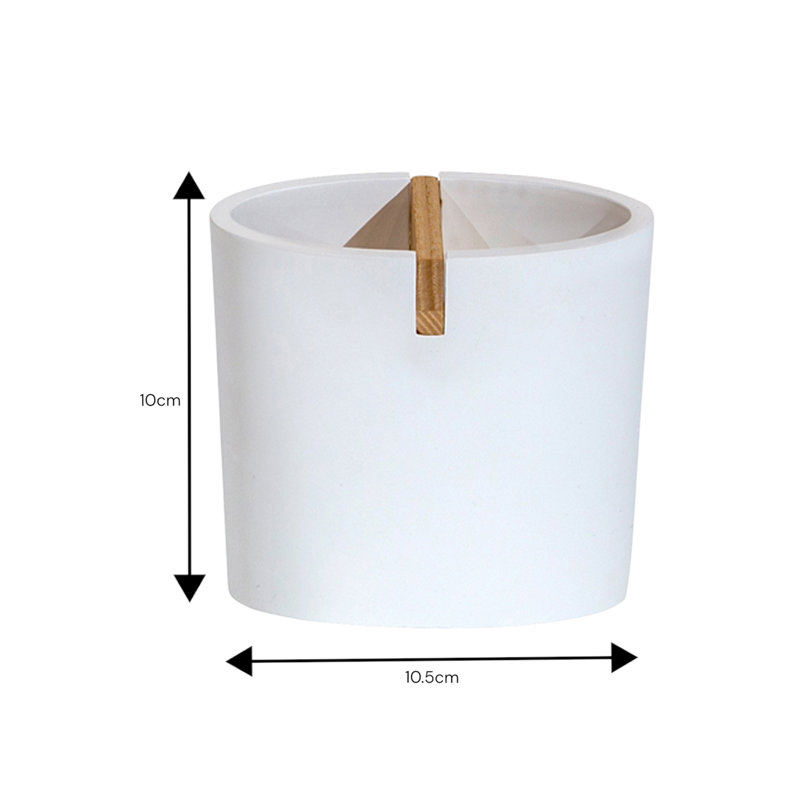 Richae Toothbrush Holder, White