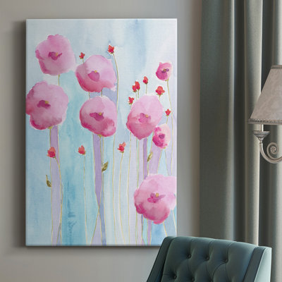 «Pink Florets II», impression sur toile tendue