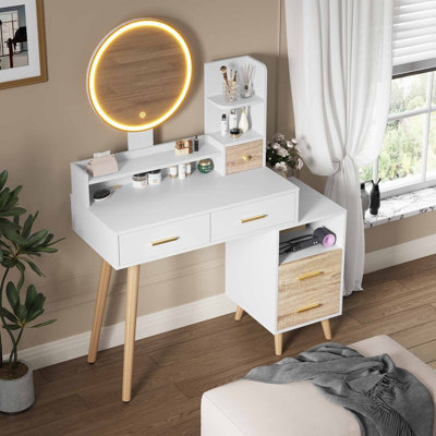 Eyder Vanity with Mirror by Corrigan Studio