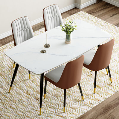Marble Top Dining Set