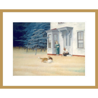 Cape Cod Evening par Edward Hopper - impression giclée sur cadre