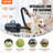 Dog Dryer, 2000W/2.7HP Dog Blow Dryer, Pet Grooming Dryer with Adjustable Speed and Temperature Control, Pet Hair Dryer with 4 Nozzles and Extendable Hose, Black-120265043