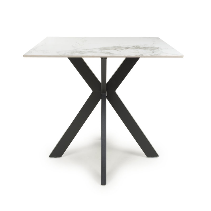 Tokyo Small 80cm Ceramic Dining Table, White