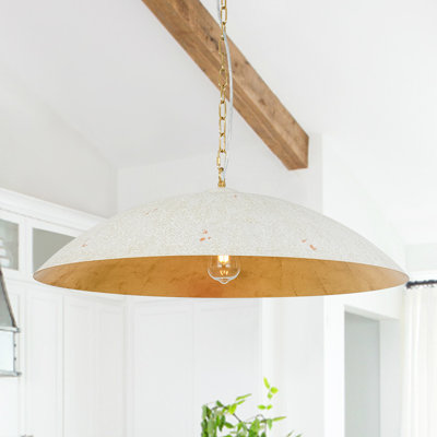 1 - Light Metal Dome Pendant