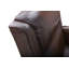 Fauteuil inclinable électrique pivotant en cuir véritable Lazari avec garniture cloutée et rembourrage moelleux