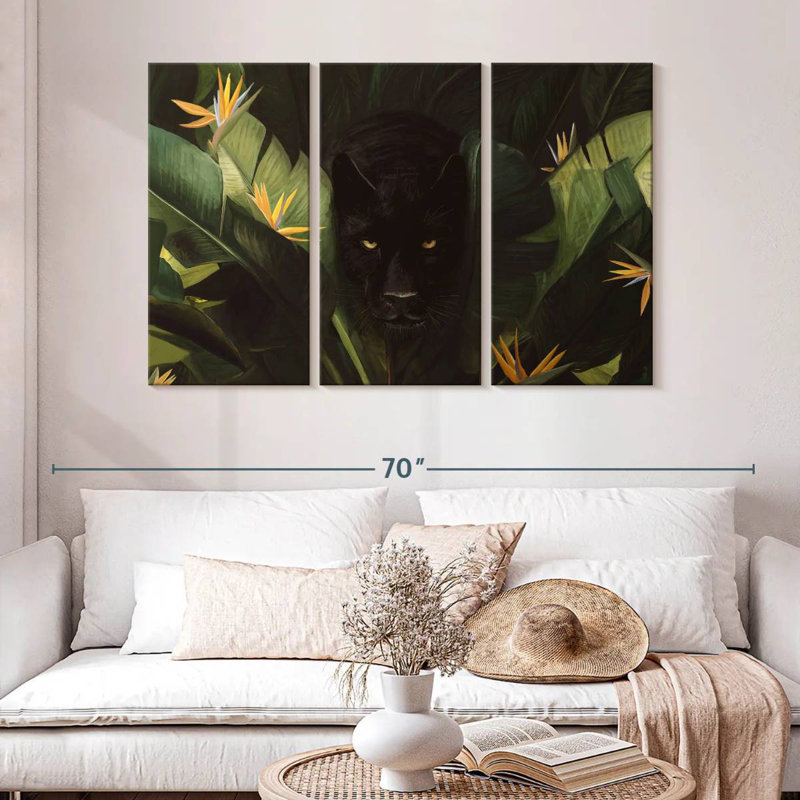 Hello Panther, 32" H x 50" W