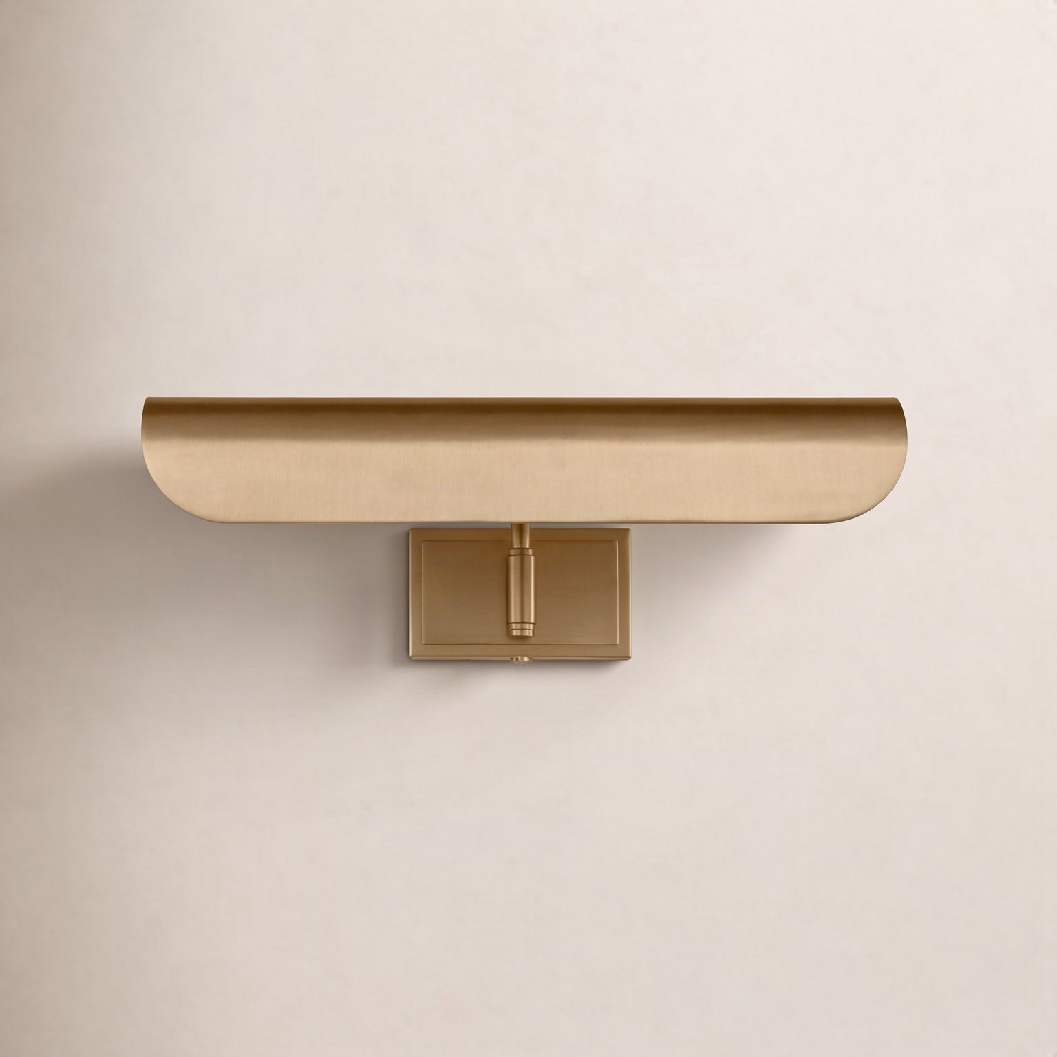 Romaine 2-Light Picture Light, 7.75" H x 13" W x 9.13" D, Brushed Brass