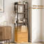 136.5cm H x 38.99cm W Metal Standard Bookcase-2016516478