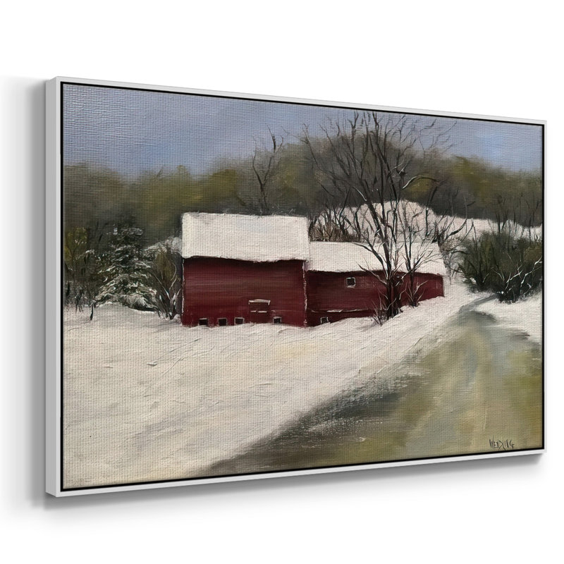 Winter Homestead II, H 17 po x l 25 po x P 1,5 po, Blanc