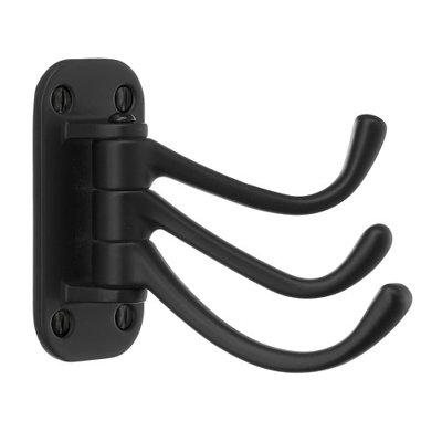 Wall mounted triple swing hook 