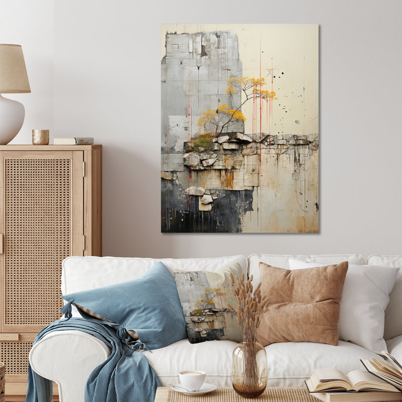 Minimalisme barrage réservoir I - décoration murale barrages en métal, H 32 po x l 24 po x P 1 po