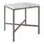Vernon Stone Cross Legs End Table